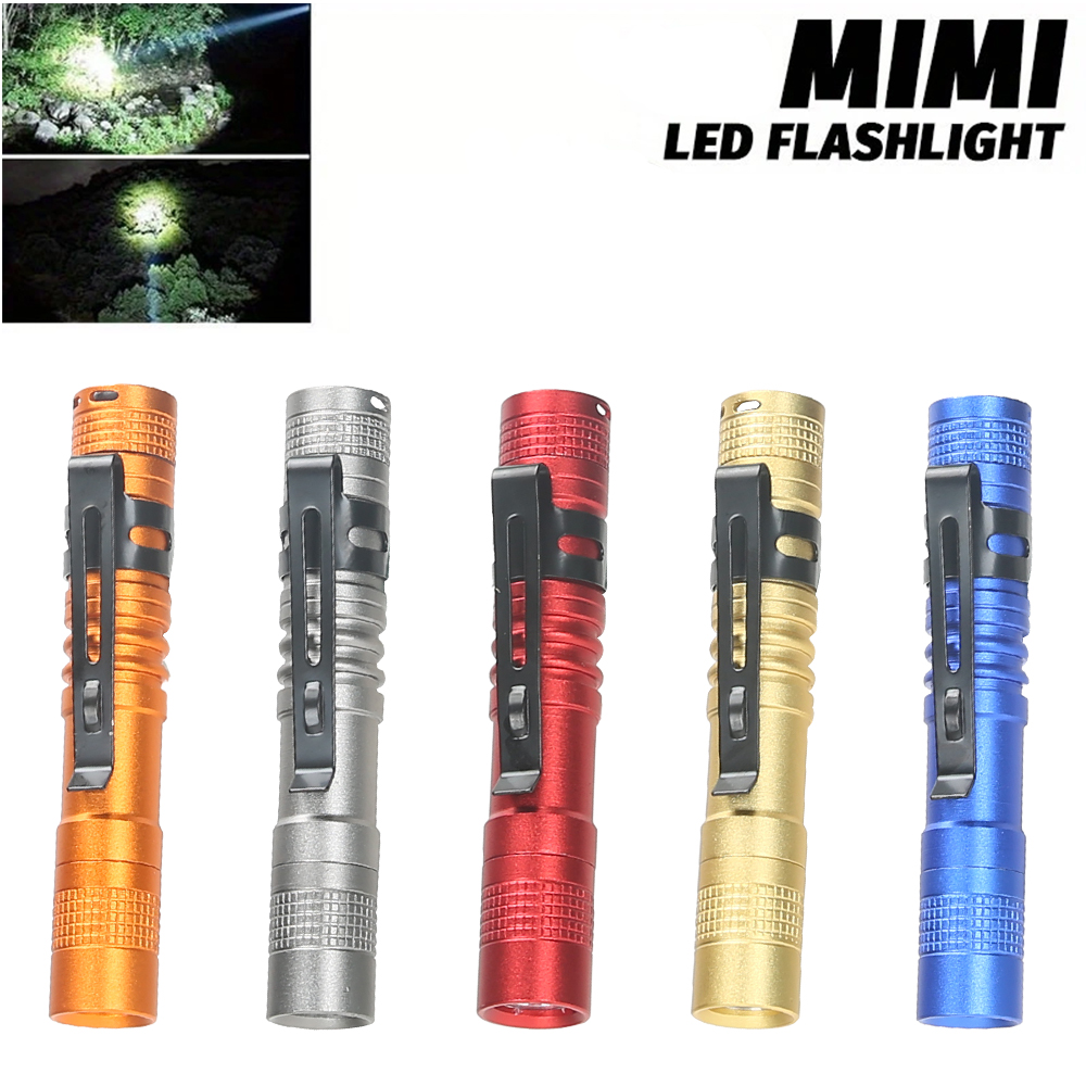 Outdoor Camping Decor - Mini Taşınabilir LED Kalem Işık Klipsli