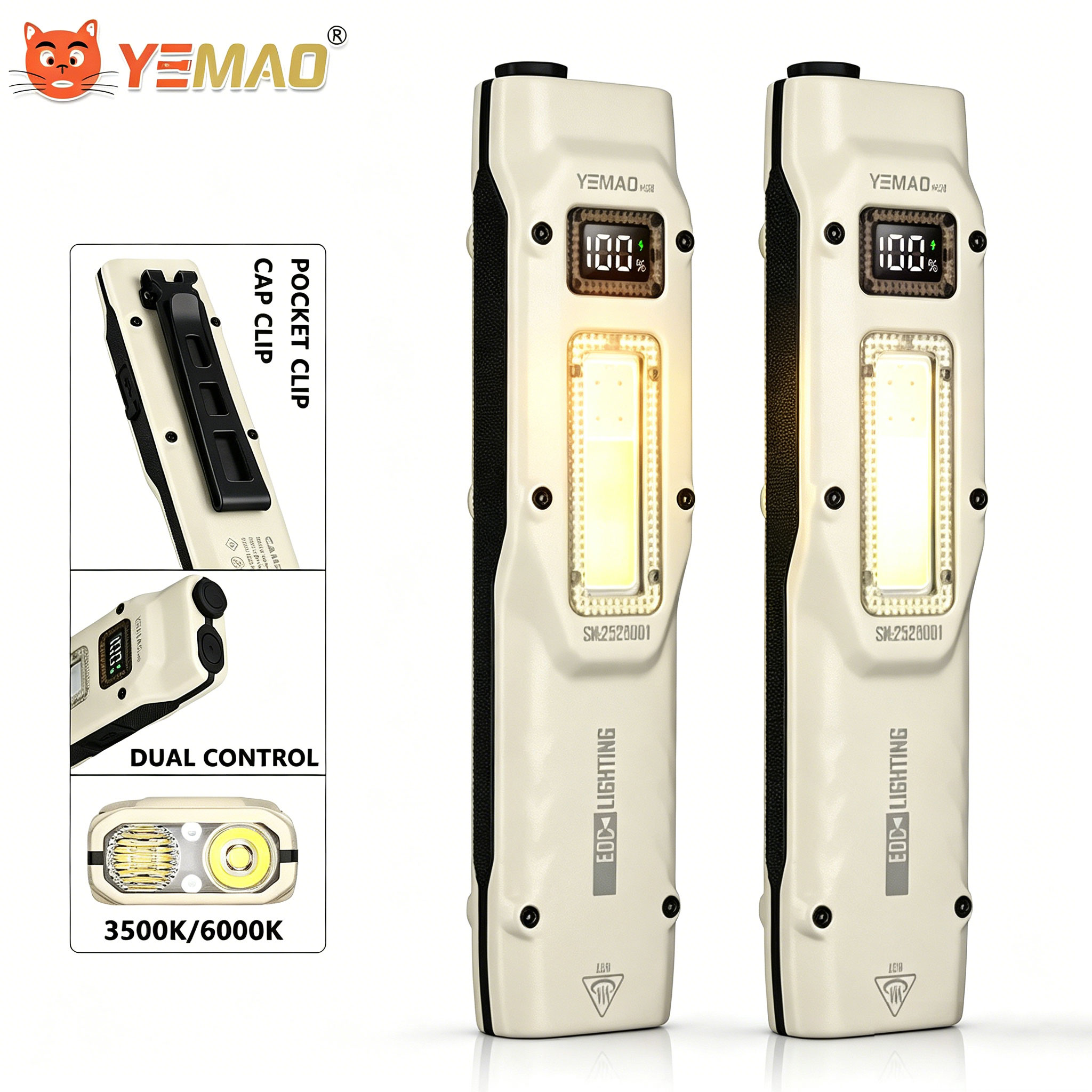 Outdoor Camping Decor - Taşınabilir 880LM YEMAO M28 Ultra-ince Taktik