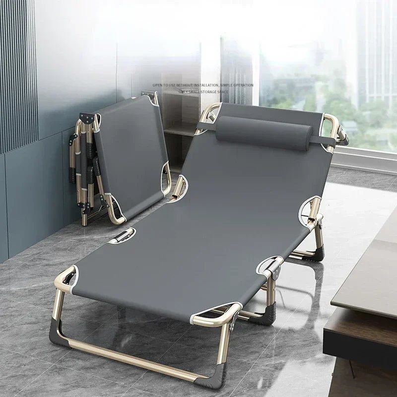 Outdoor Camping Lounge Chairs - Ofis Öğle Yemeği Uyku Katlanır Şezlong