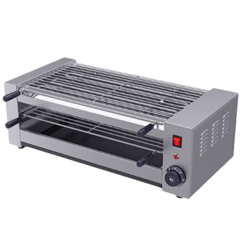 Outdoor Camping Grill - Taşınabilir Elektrikli Paslanmaz Çelik Barbekü Izgarası
