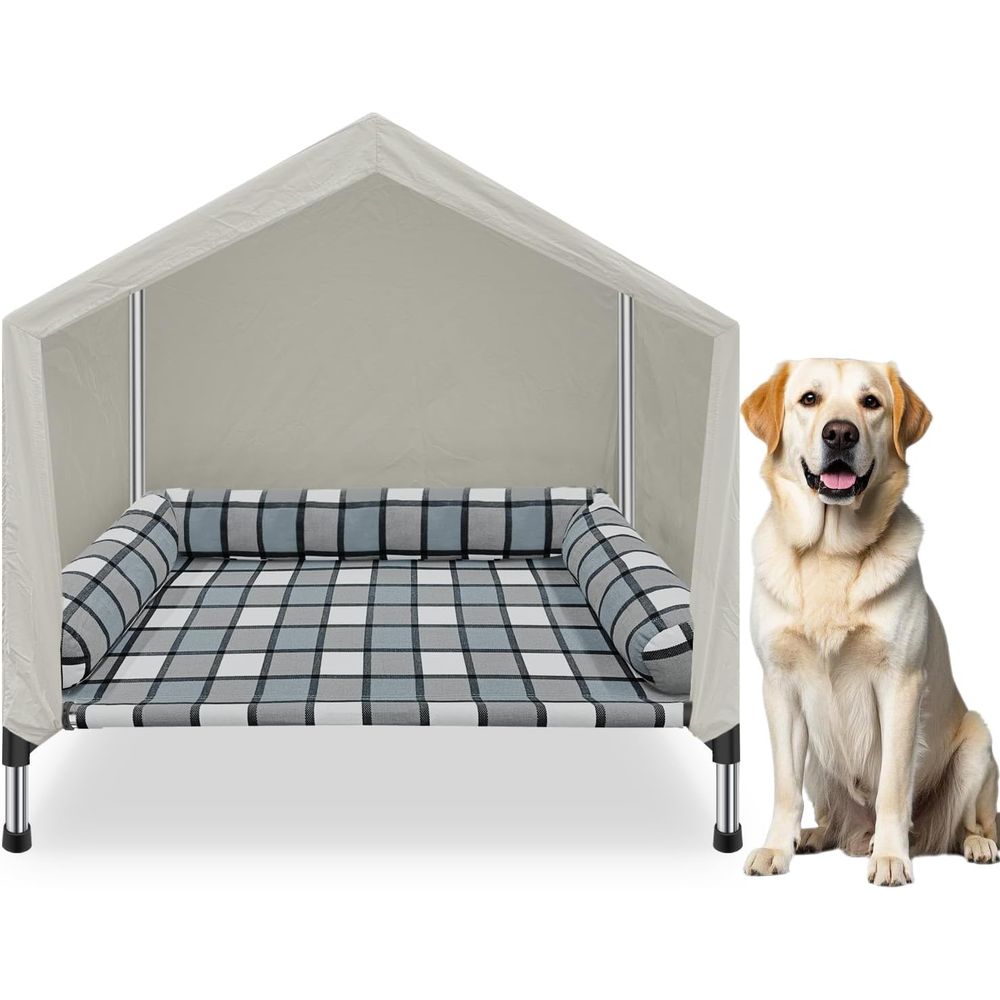 Camping Outdoor Or Indoor - Yükseltilmiş Köpek Yatağı Evi - 2'si