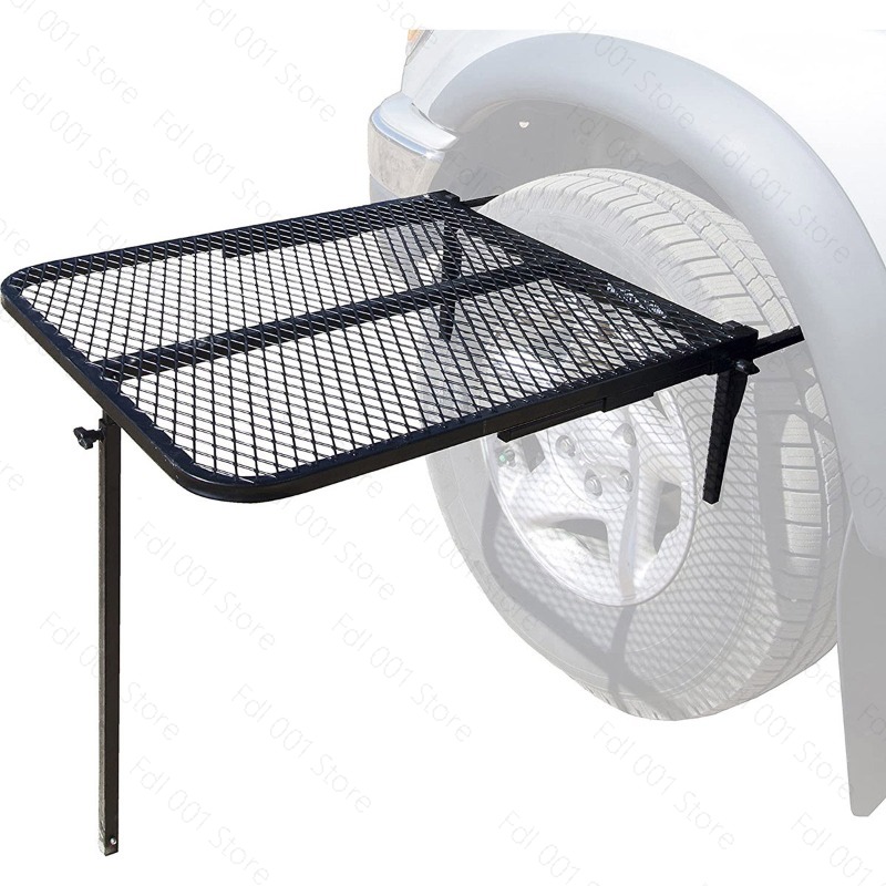 Outdoor Camping Grill - Araba Kampı Izgara Lastiği Metal Katlanabilir
