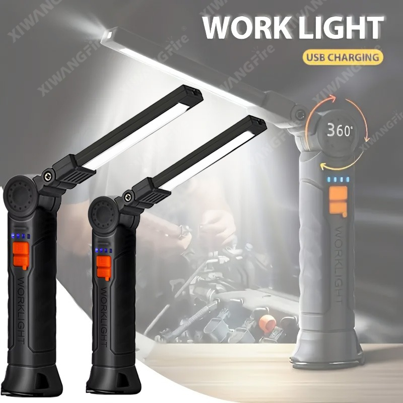 Outdoor Camping Decor - Şarj Edilebilir LED El Feneri Çalışma