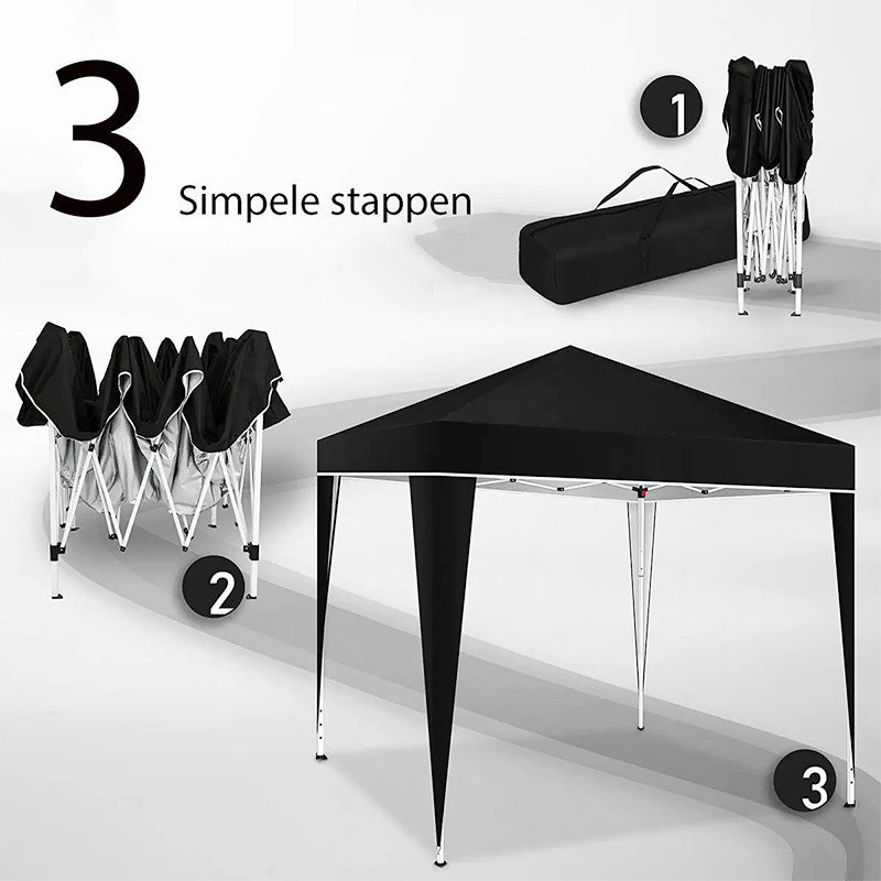 Outdoor Camping Exhibition - 3×3m Dört Köşeli Açılır Katlanır Tente