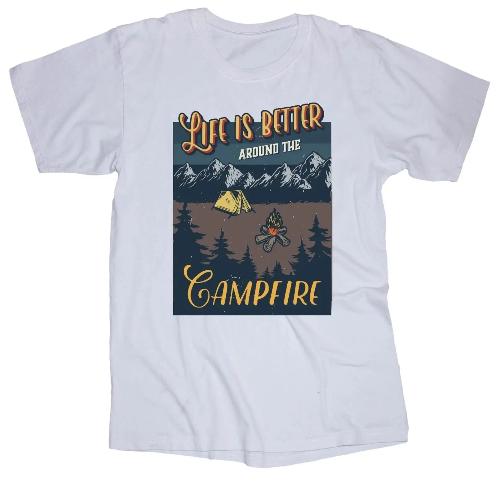 Outdoor Camping Quotes - quot Kamp Ateşi Etrafında Hayat Daha