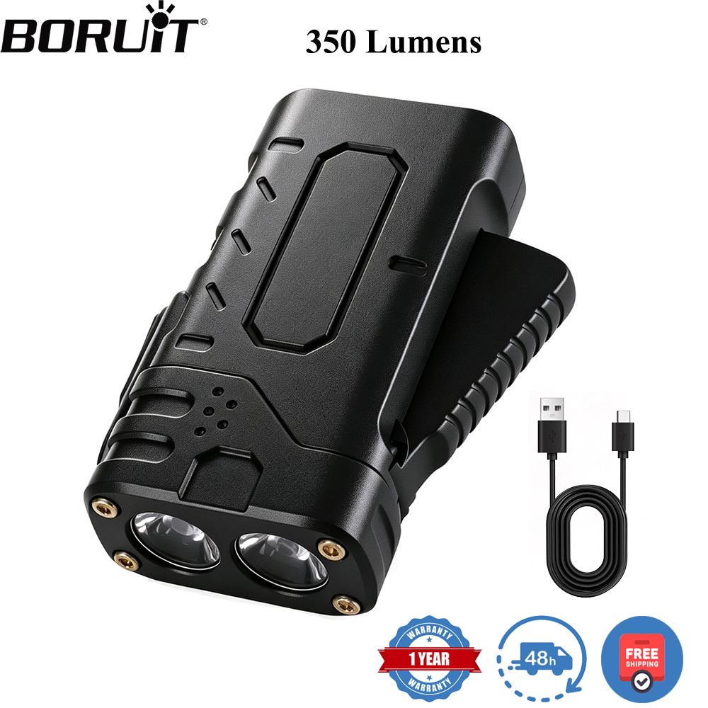 Outdoor Camping Decor - BORUIiT El Kranklı EDC LED Fener