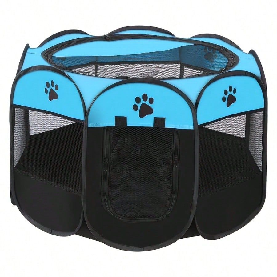 Outdoor Camping Dog Fence - Bu Katlanabilir Sekizgen Evcil Hayvan Çiti,