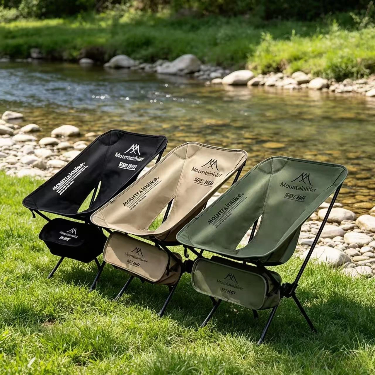 Outdoor Camping Lounge Chairs - Katlanır Ultra Hafif Ay Sandalyesi Taşınabilir