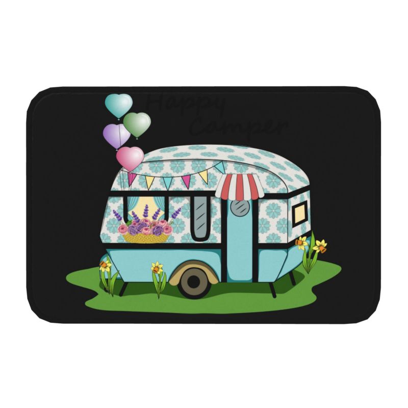 Outdoor Camping Quotes - Özel mutlu Camper kamp paspas Mat