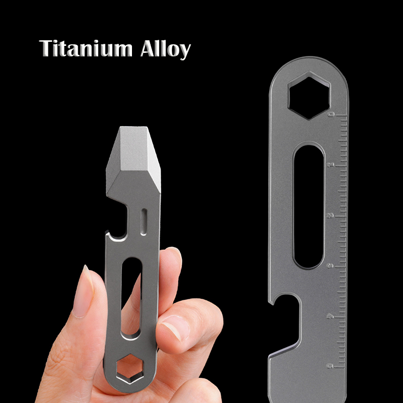 Outdoor Camping Essential Gear - 8 CM CNC TC4 Titanyum Alaşımlı