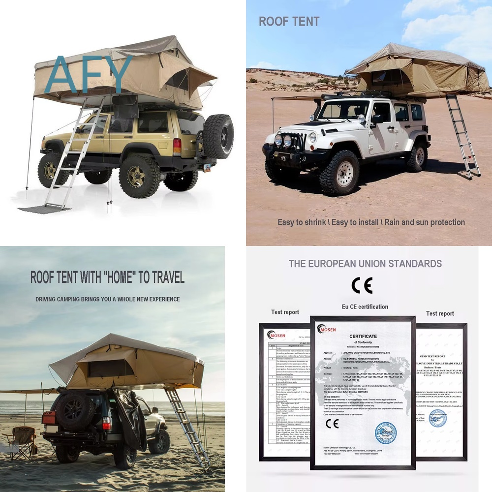 Outdoor Camping Van Tent - Hızlı Açılır Otomatik Katlanır Tavan Çadırı,