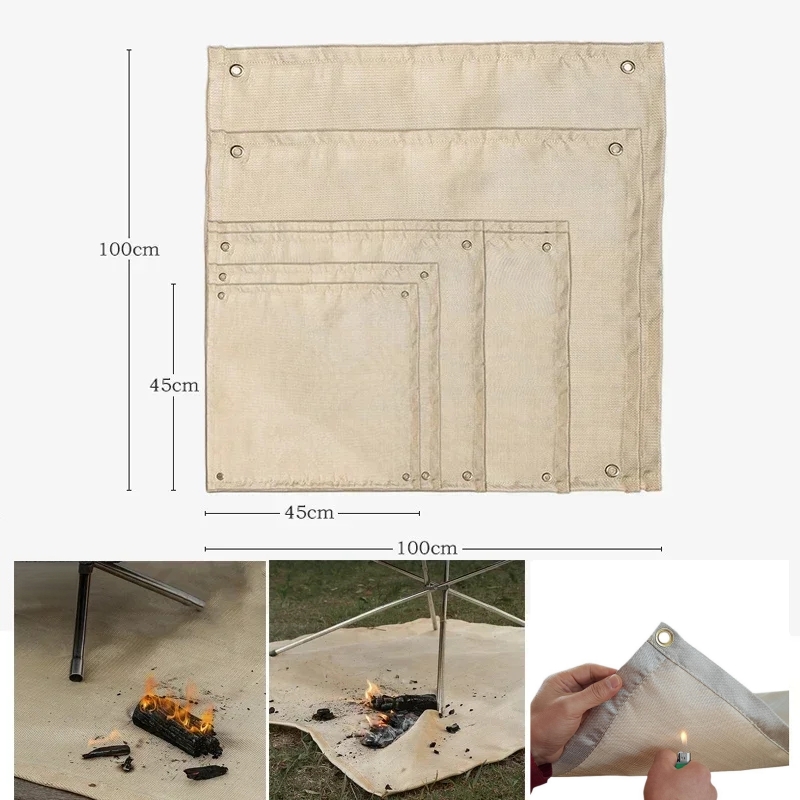 Kamp Ateş Geçirmez Matı, Isıya - Outdoor Camping Grill incelemesi ve fiyatı