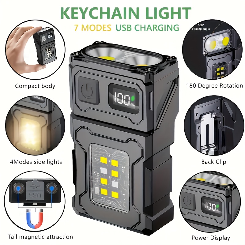 Mini Şarj Edilebilir LED Cep F - Outdoor Camping Decor incelemesi ve fiyatı