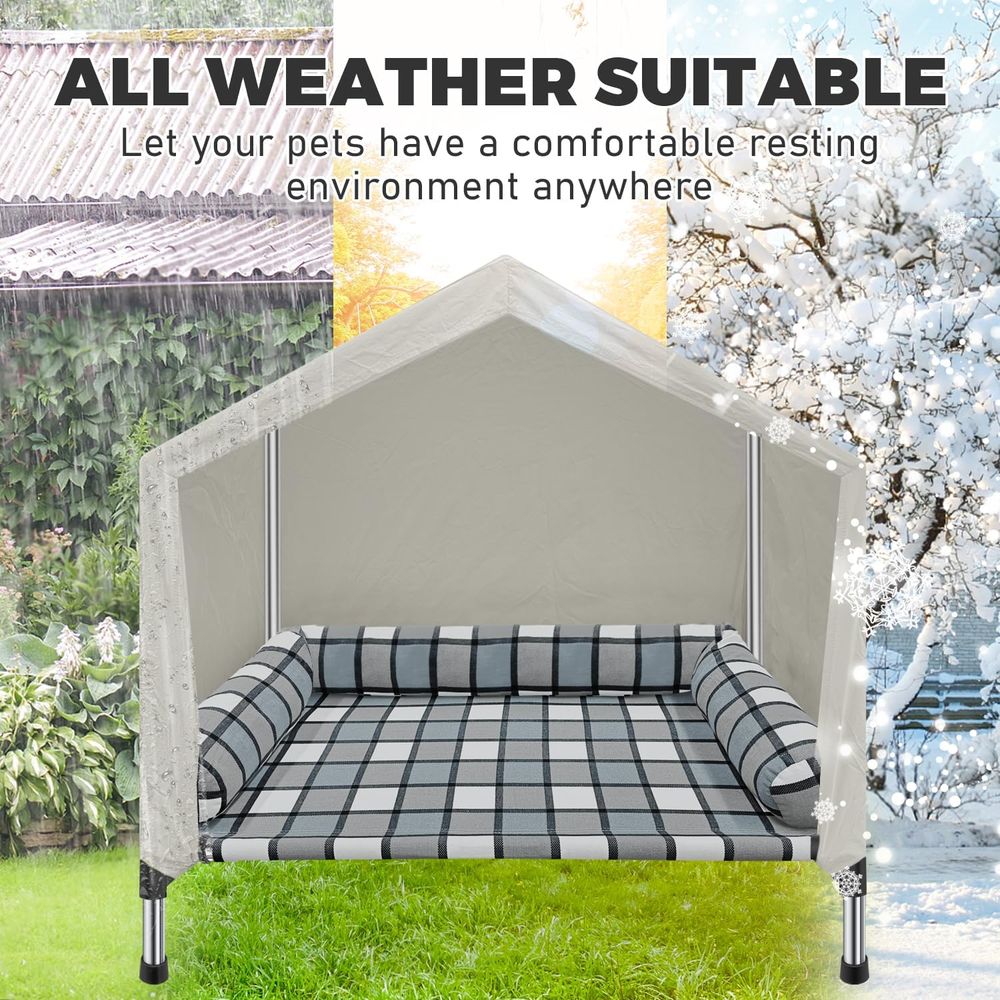 Yükseltilmiş Köpek Yatağı Evi  - Camping Outdoor Or Indoor incelemesi ve fiyatı