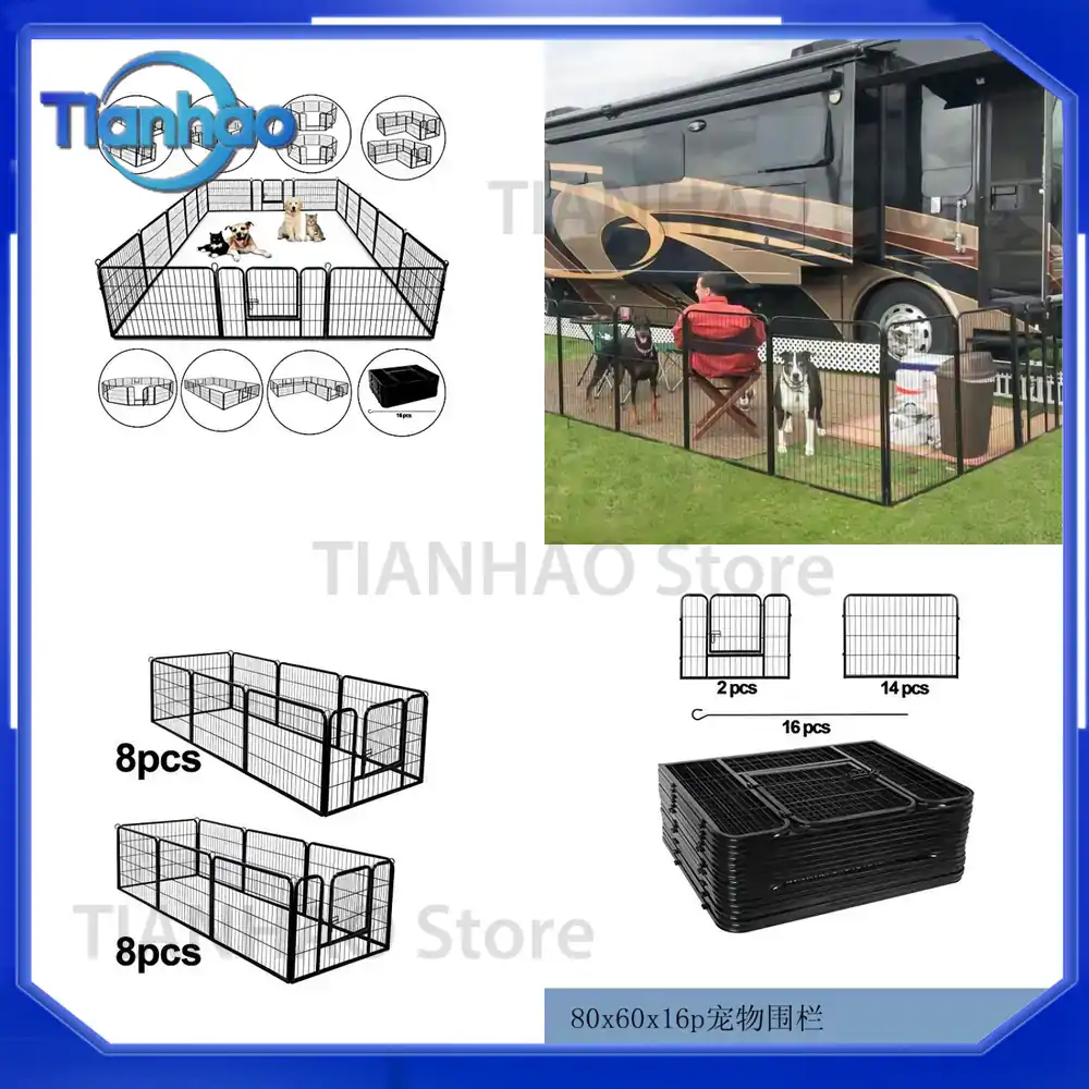 Köpekler için İç ve Dış Mekan  - Outdoor Camping Dog Fence incelemesi ve fiyatı