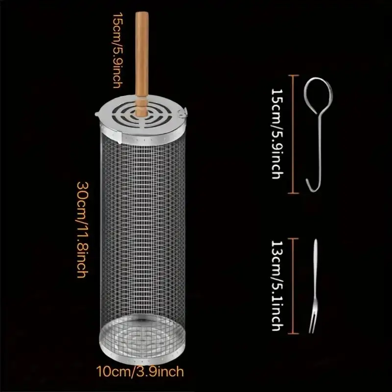 Yuvarlak Barbekü Izgara Sepeti - Outdoor Camping Grill incelemesi ve fiyatı