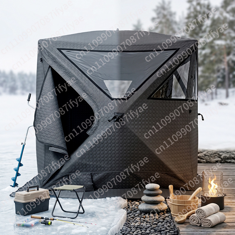 Açık hava saunası buz balıkçıl - Outdoor Camping In Winter incelemesi ve fiyatı