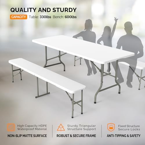 2 Banklı Piknik Masa Seti, 6 F - Camping Outdoor Or Indoor incelemesi ve fiyatı