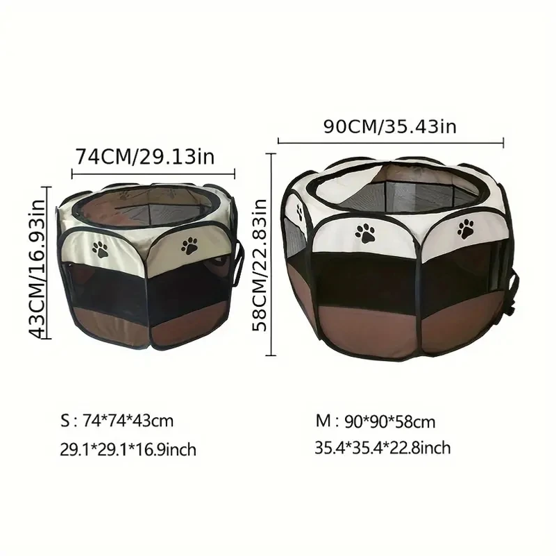 Kedi doğum odası sekizgen evci - Outdoor Camping Dog Fence incelemesi ve fiyatı