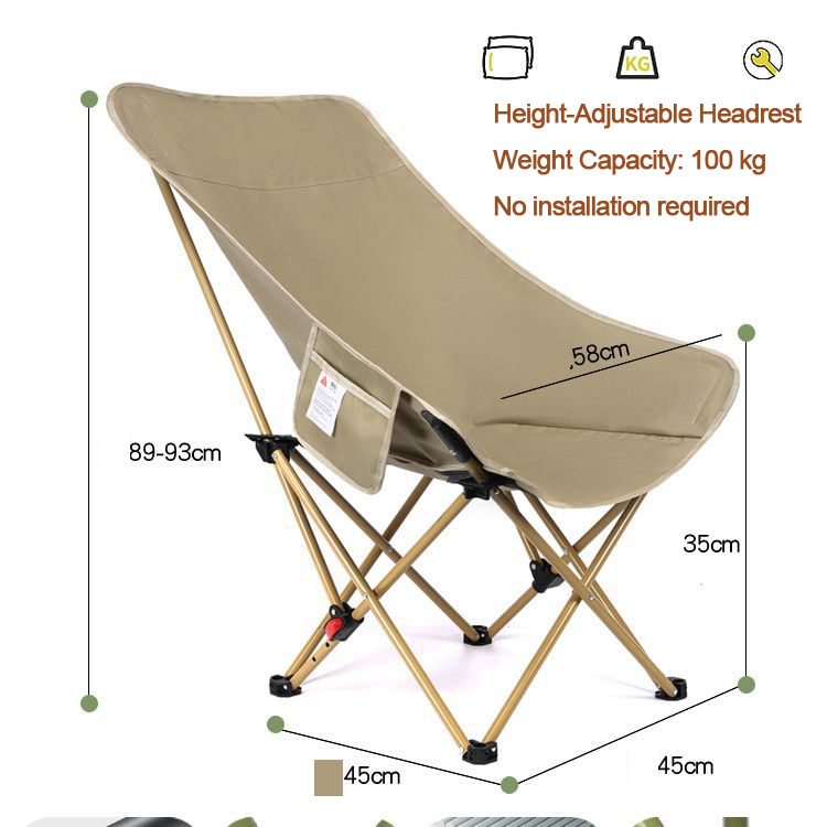 Ayarlanabilir Ay Sandalyesi: O - Outdoor Camping High Chair incelemesi ve fiyatı