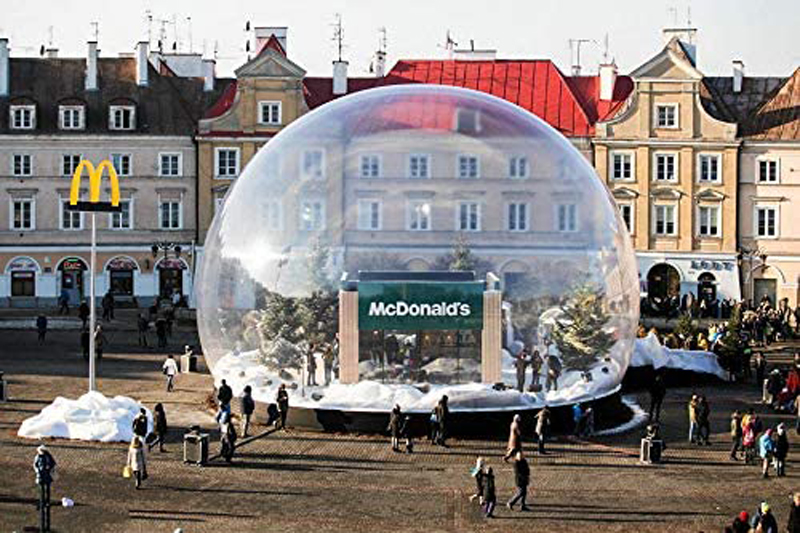 Şişme kabarcık iglo çadır şeff - Outdoor Camping Exhibition incelemesi ve fiyatı